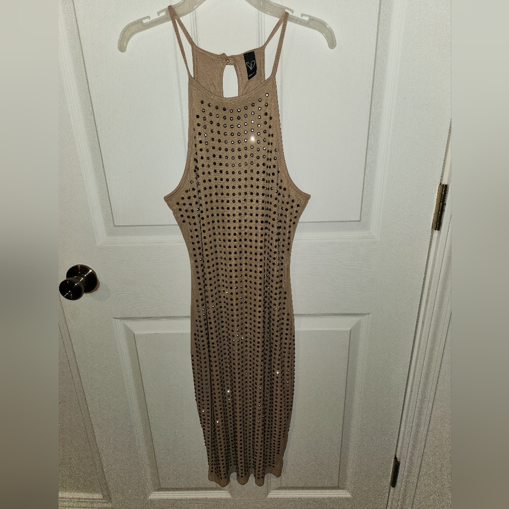 Nude Sparkly gem dress